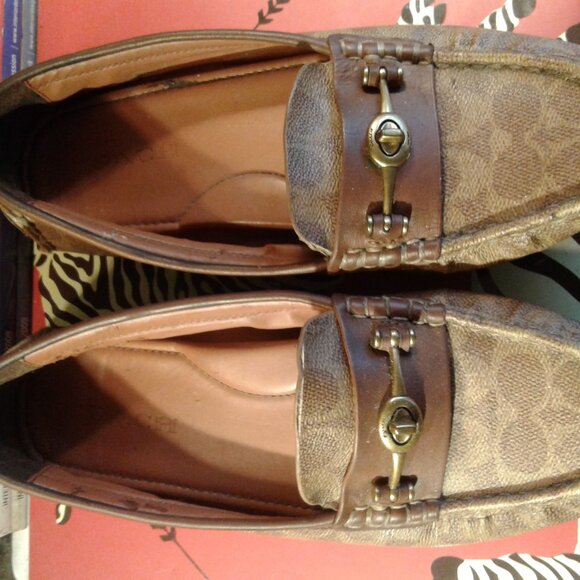 Vintage Coach Crosby Turnlock Women's Driving Loafers - Picture 6 of 6